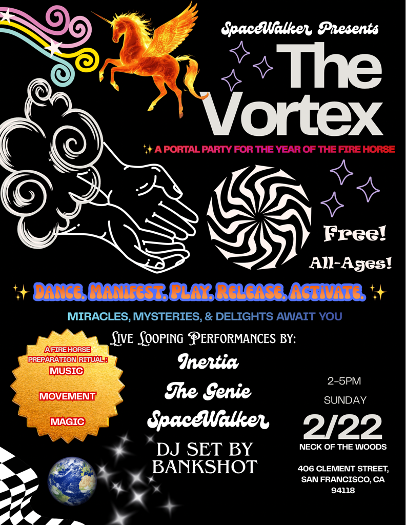 The Vortex: An afternoon portal party for the year of the fire horse