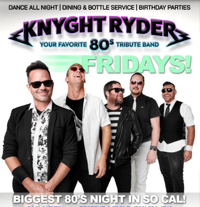 80’s with KNYGHT RYDER at Gaslamp Long Beach – Long Beach, CA