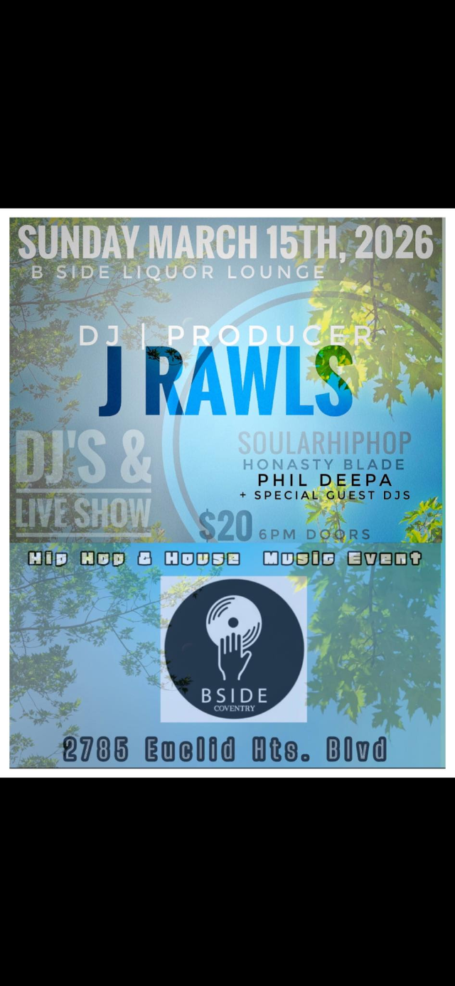 J RAWLS - LIVE AT B SIDE/WSG