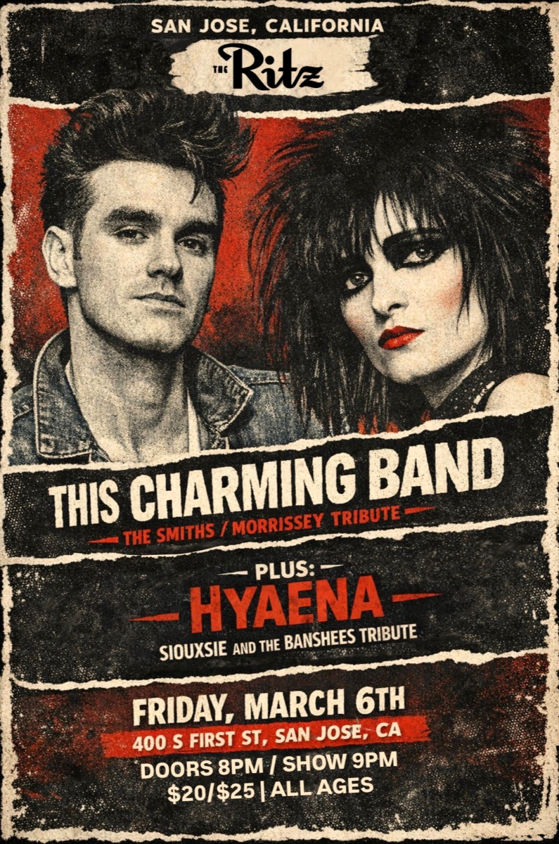 This Charming Band: Tribute to The Smiths & Morrissey, Hyaena: Tribute To Siouxsie And The Banshees, DJ Basura