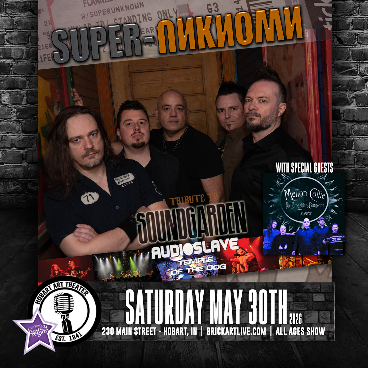 SUPER-UNKNOWN (A TRIBUTE TO EVERYTHING CHRIS CORNELL)
