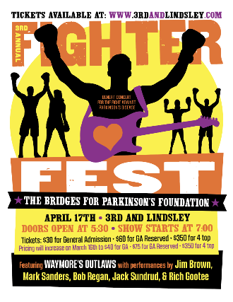 Fighter Fest – Call On The Fighter feat.  Waymore’s Outlaws with Performances Jim Brown ,  Mark Sanders ,  Bob Regan ,  Jack Sundrud &  Rich Gootee at 3rd and Lindsley – Nashville, TN