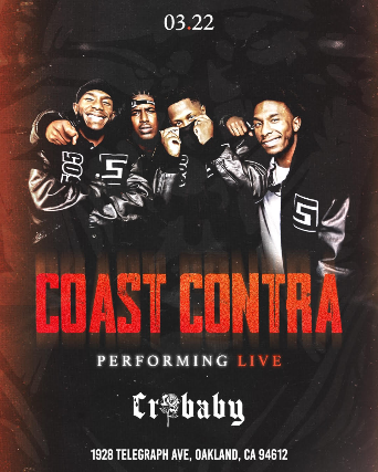 COAST CONTRA at Crybaby – Oakland, CA