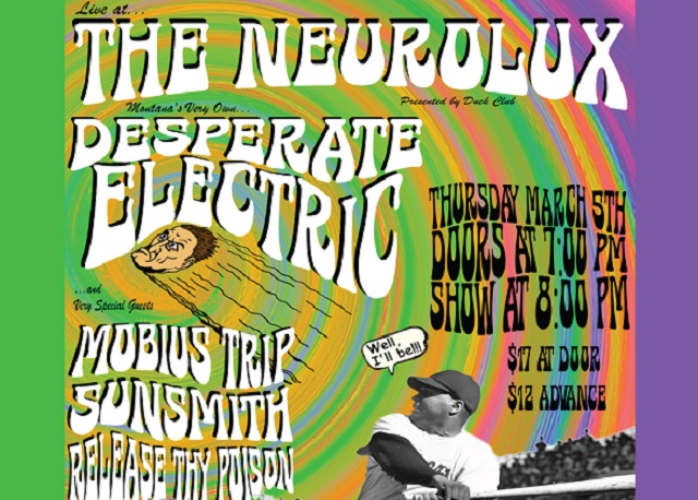 DESPERATE ELECTRIC, Mobius Trip, Sunsmith, Release Thy Poison