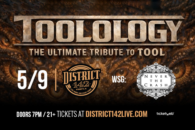 TOOLOLOGY (Tool Tribute) wsg Never the Crash