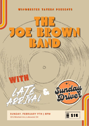 The Joe Brown Band at The Winchester – Lakewood, OH