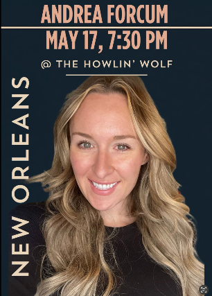 Andrea Forcum is Educator Andrea at The Porch at The Howlin Wolf