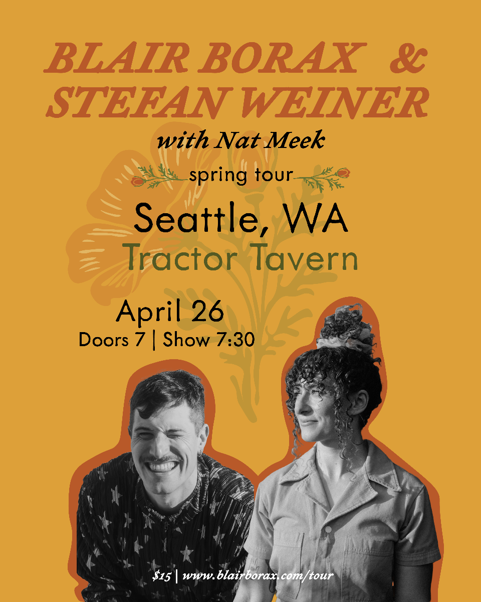 Blair Borax w/ Natt Meek, Stefan Weiner *partially seated*
