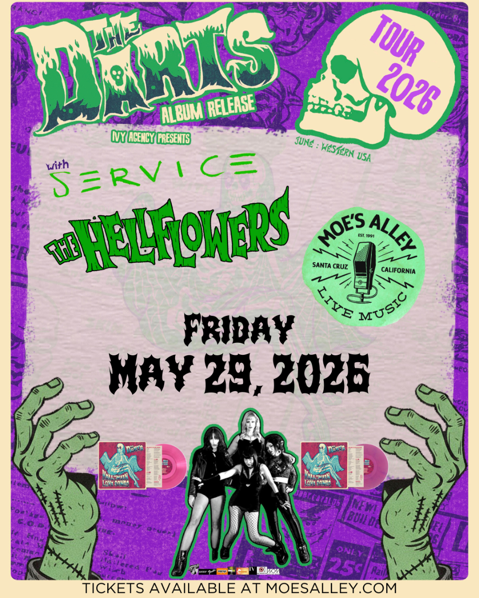 The Darts *Record Release Show* w/ SERVICE + The Hellflowers | event-image
