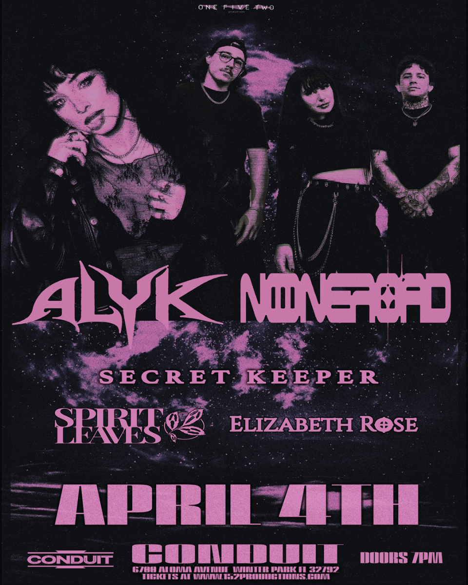 Alyk, No One Road, Secret Keeper, Spirit Leaves, and Elizabeth Rose