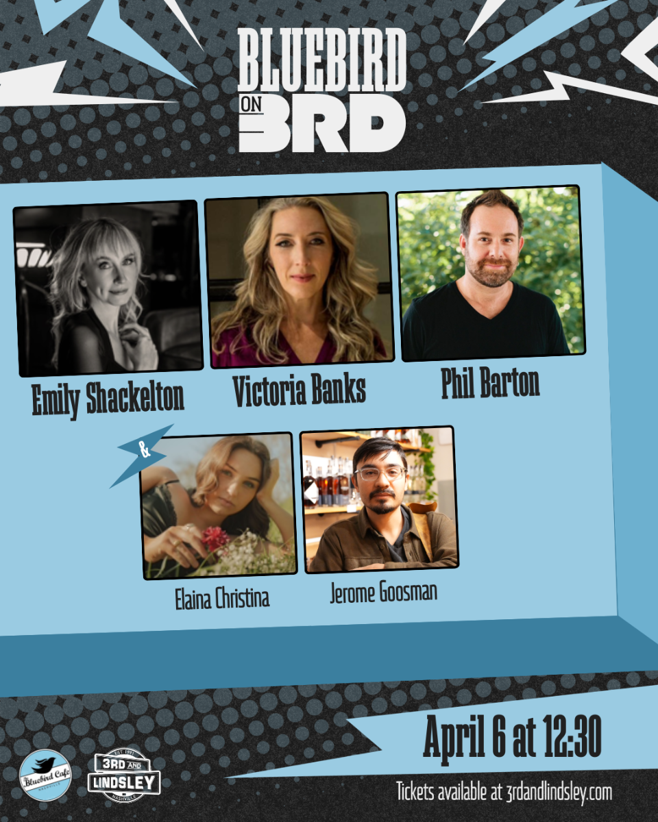Bluebird On 3rd featuring Emily Shackelton , Victoria Banks & Phil Barton + Elaina Christina + Jerome Goosman