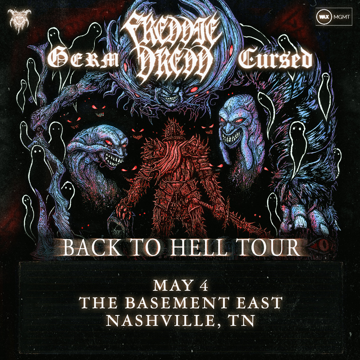 Freddie Dredd - Back to Hell Tour w/ Germ and Cursed