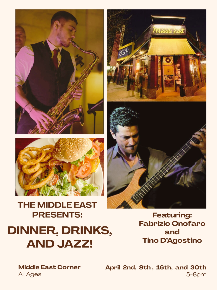 Dinner, Drinks, and Jazz! ft. Fabrizio Onofaro & Tino D'Agostino | Event Image