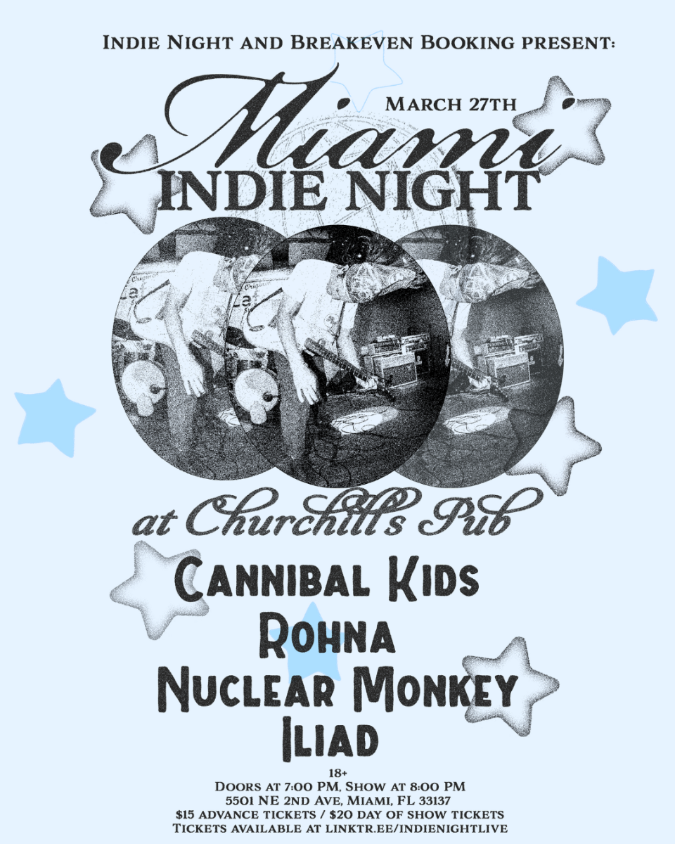 Indie Night Live! w/ Cannibal Kids, Rohna, Nuclear Monkey, and Iliad in Miami