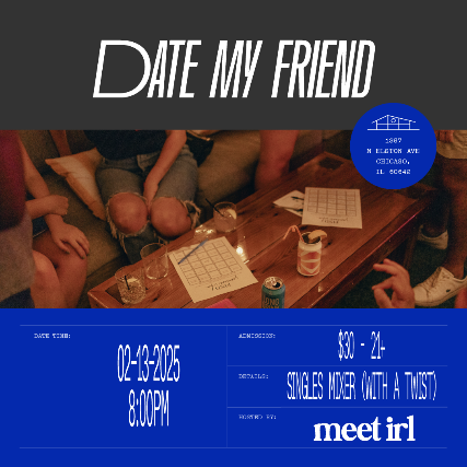 Date My 30-Something Friend Three Top Lounge x Meet IRL at Three Top Lounge – Chicago, IL