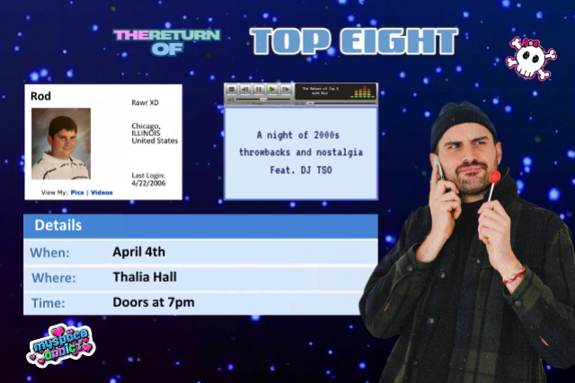 The Return of Top 8 with Rod Thill at Thalia Hall – Chicago, IL