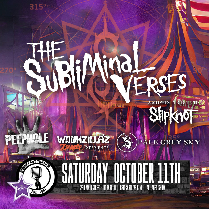 The Subliminal Verses (A Midwest Tribute To Slipknot) at Hobart Art Theatre – Hobart, IN