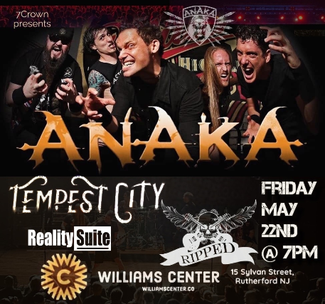 7 Crown Presents: Anaka with Tempest City, Ripped and Reality Suite