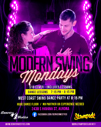 Modern Swing Mondays 2025 at Stampede – Aurora, CO