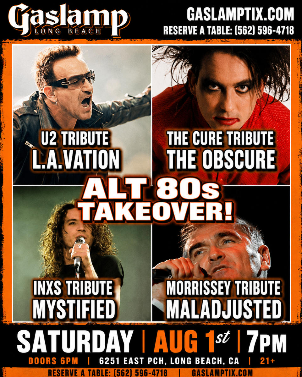 ALT 80's TAKEOVER! U2 + THE CURE + INXS + MORRISSEY Tributes
