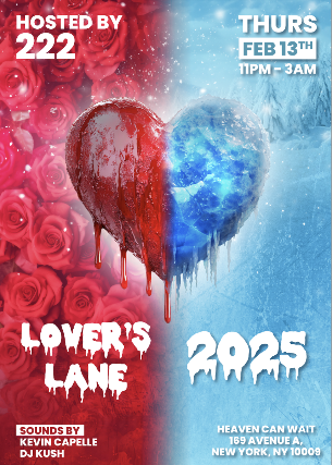 LOVER’S LANE 2025 sounds by KEVIN CAPELLE and DJ KUSH at Heaven Can Wait – New York, NY