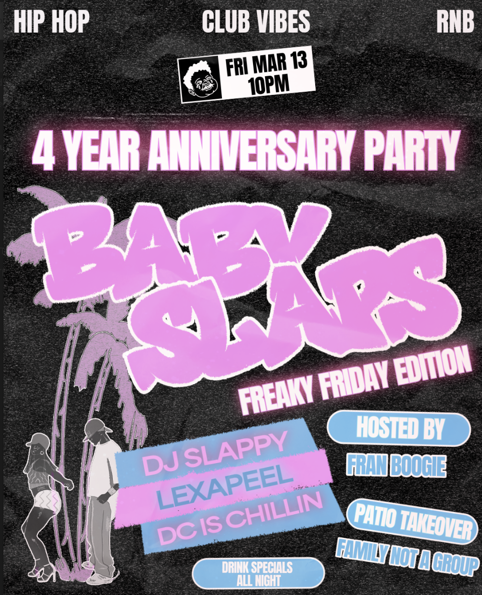 BABY SLAPS ANNIVERSARY PARTY
