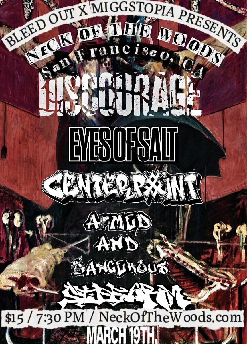 Discourage/ Eyes Of Salt/ Center Point/ Armed And Dangerous/ Stiffarm