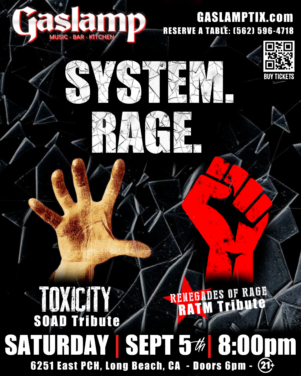 SYSTEM OF A DOWN and RAGE AGAINST THE MACHINE Tributes TOXICITY and RENEGADES OF RAGE