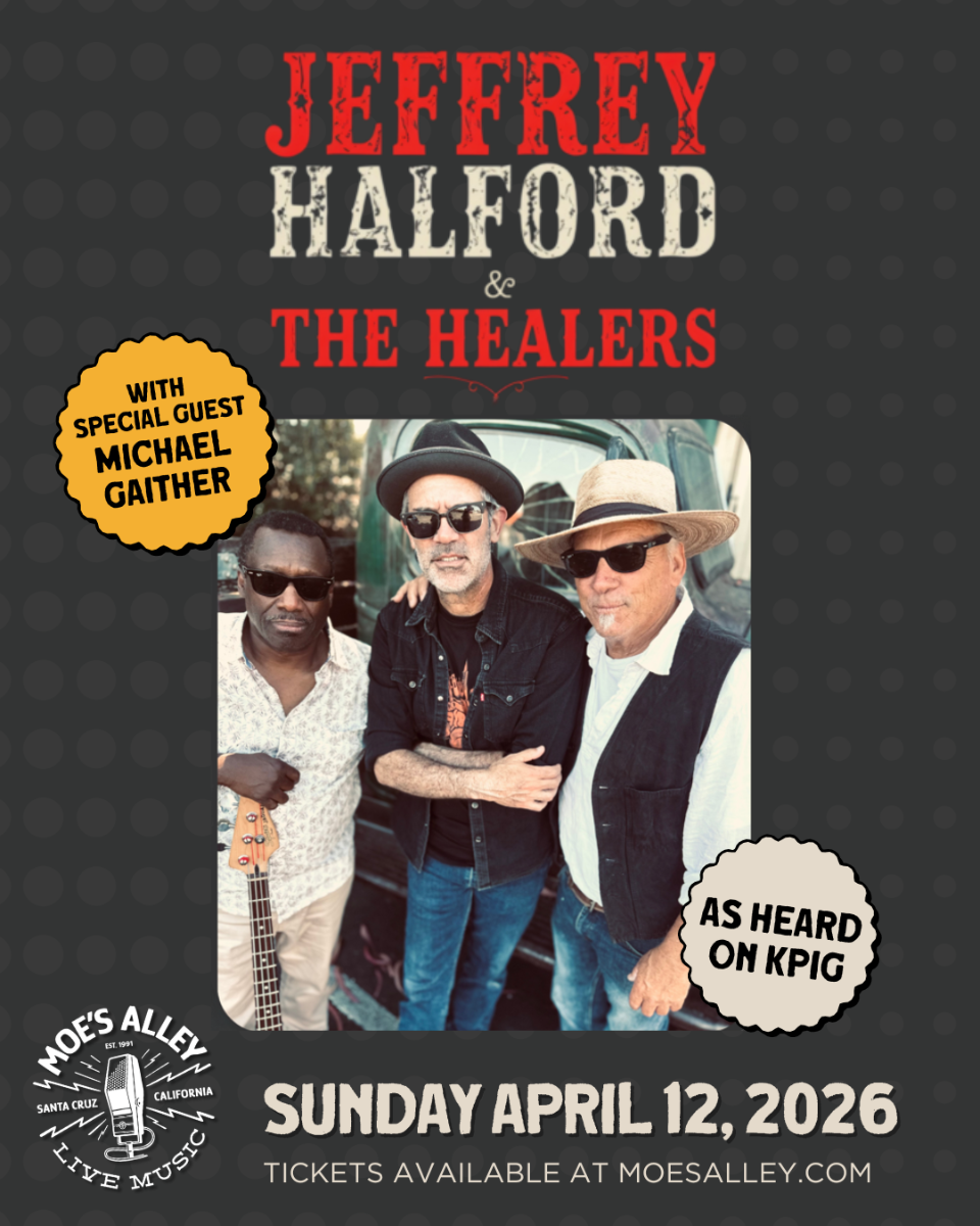Moe's Alley Presents: Jeffrey Halford & The Healers w/ Michael Gaither