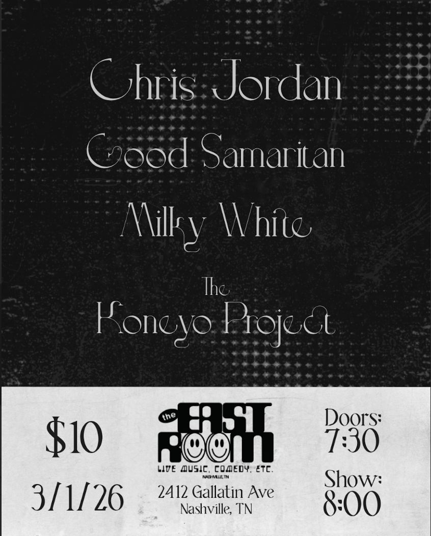Chris Jordan / Good Samaritan / Milky White / The Koneyo Project
