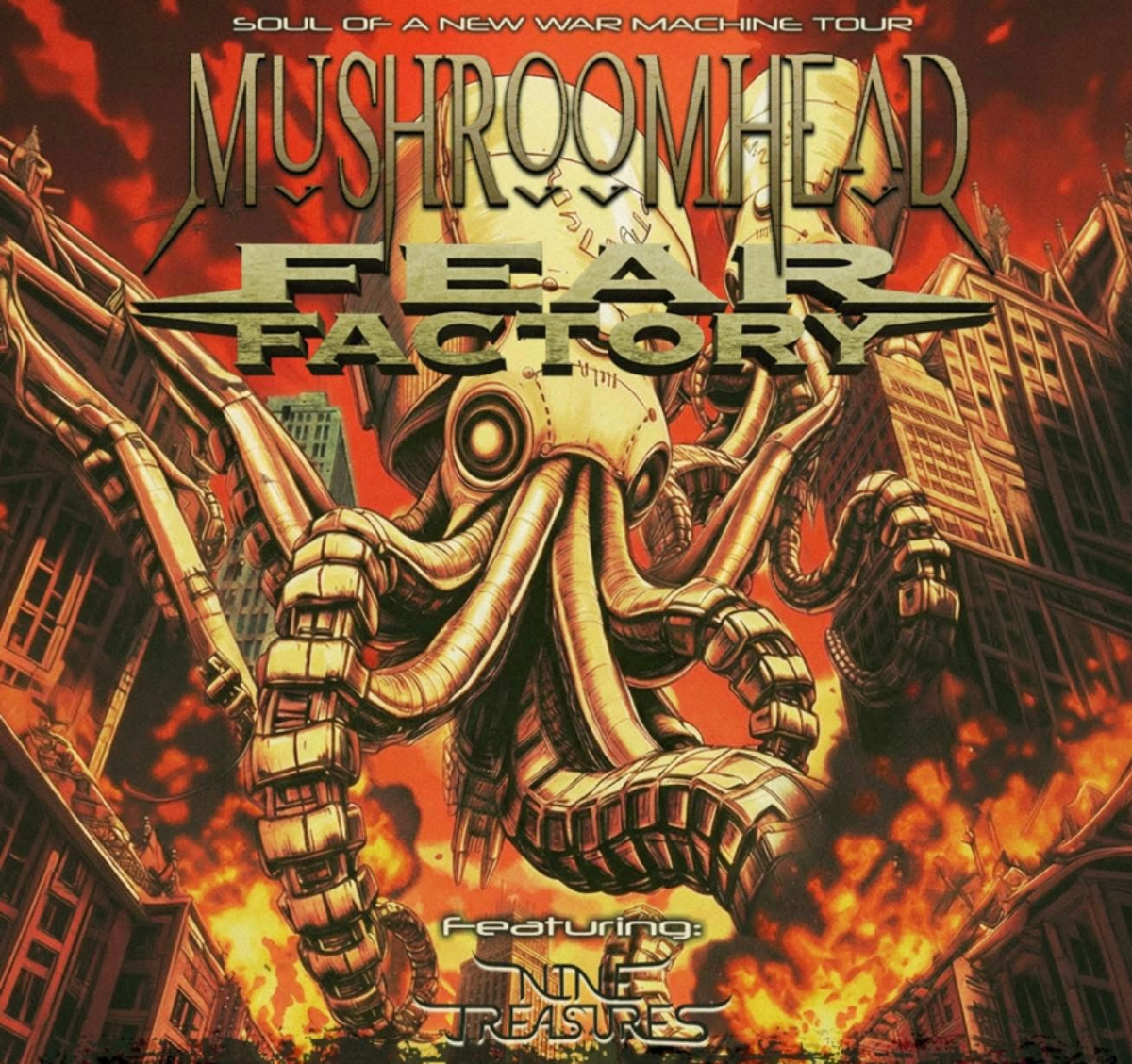 Mushroomhead, Fear Factory, NINE TREASURES