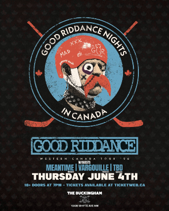 Using concert image Good Riddance w/ Meantime & Vargouille concert image