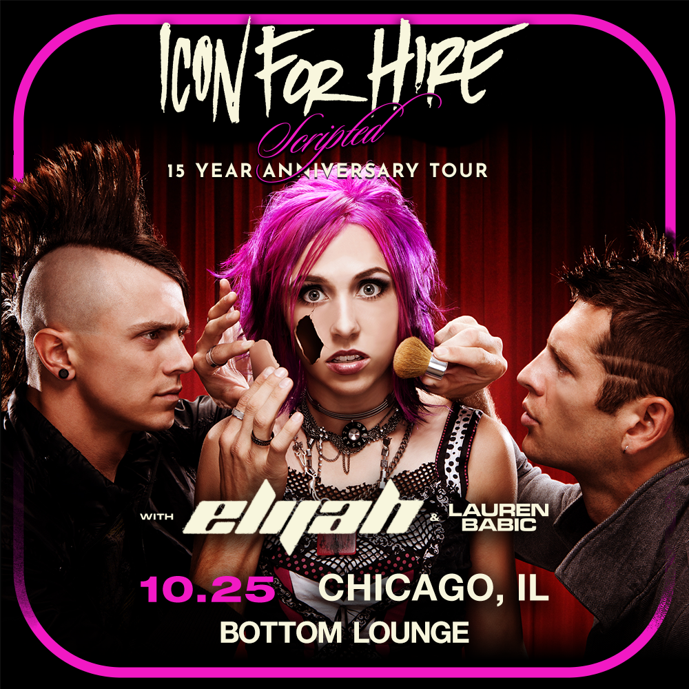Icon For Hire: Scripted 15 Year Anniversary Tour