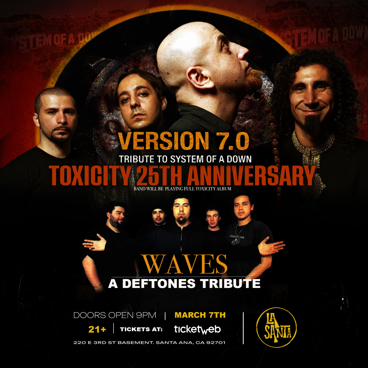 Nu MetaL Night SOAD & Deftones