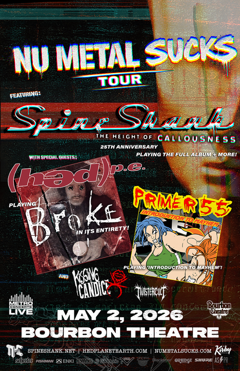 Event Image - Nu Metal Sucks Tour: Spineshank + Hed PE + Primer 55