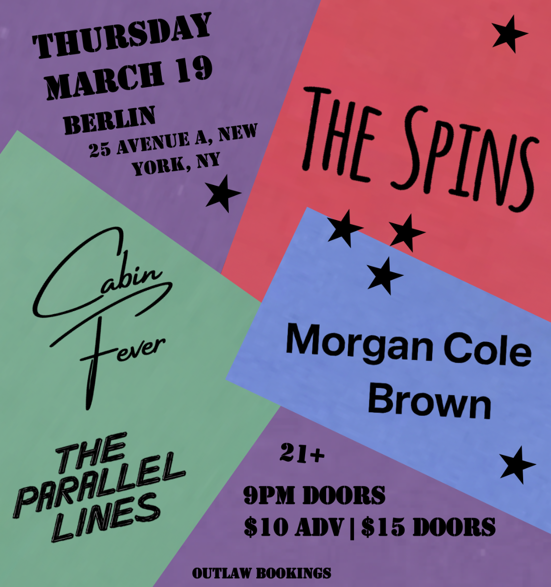 The Parallel Lines | Cabin Fever | Morgan Cole Brown | The Spins