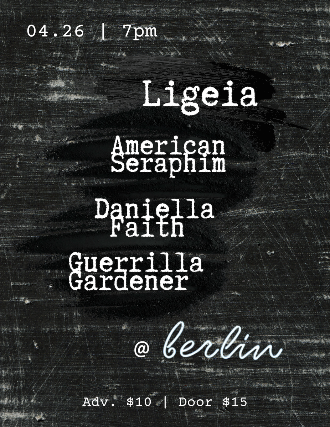 Ligeia | American Seraphim | Daniella Faith | Guerrilla Gardner