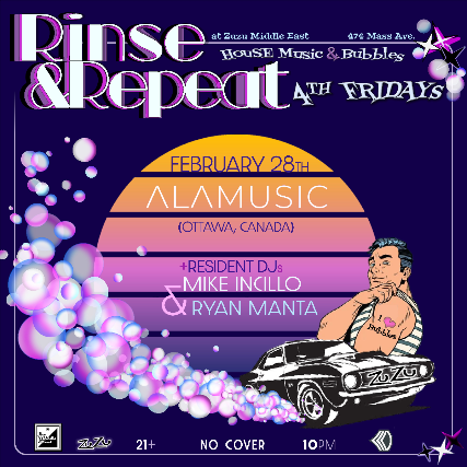 Rinse & Repeat ft/ Alamusic, Mike Incillo , Ryan Manta at Middle East – Zuzu – Cambridge, MA