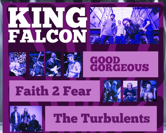 King Falcon / Faith To Fear / The Turbulents / Good Gorgeous at The Bug Jar – Rochester, NY