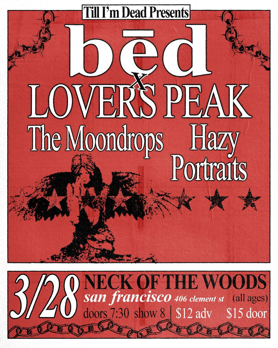 Bed/ Lovers Peak/ The Moondrops/ Hazy Portraits