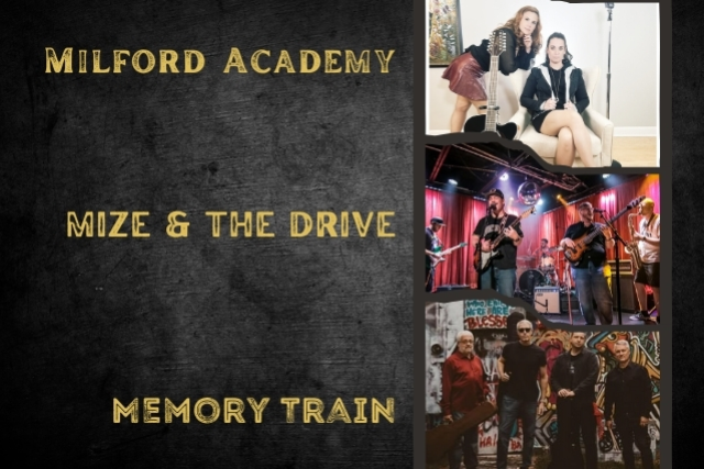 Hop Springs Presents: MILFORD ACADEMY, MIZE & THE DRIVE and MEMORY TRAIN at Hop Springs – Murfreesboro, TN