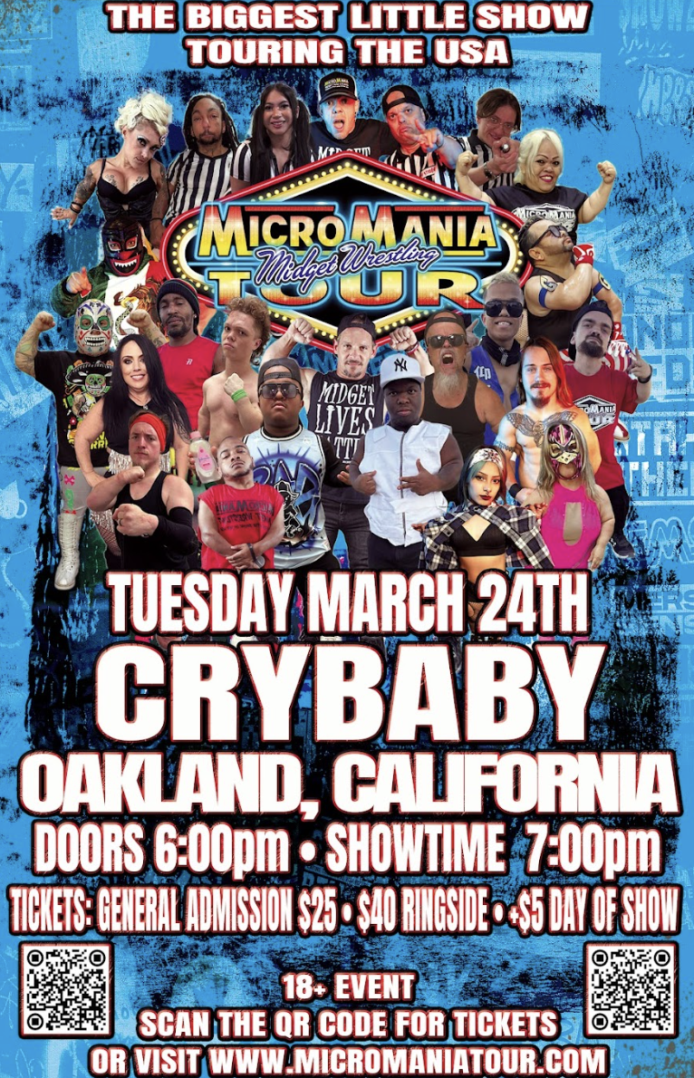 MicroMania Tour – Midget Wrestling Live in Oakland!