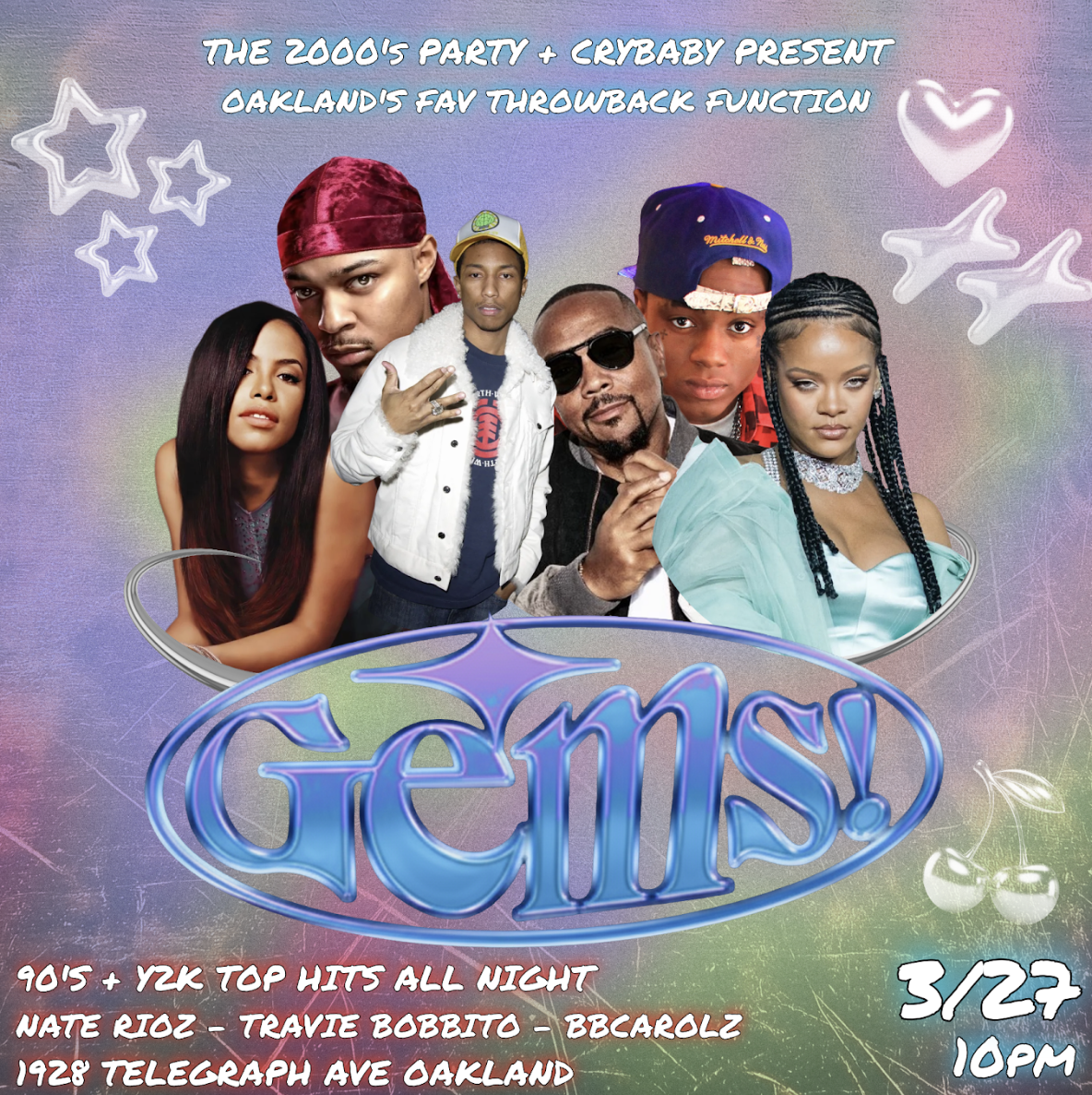 GEMS: The 2000’s Party Edition w/ Nate Rioz + bbcarolz + Travis Bobbito