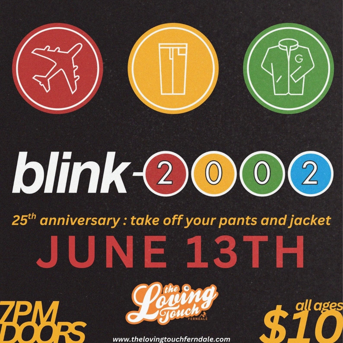 Blink 2002 - 25th Anniversary of Take Off Your Pants and Jacket
