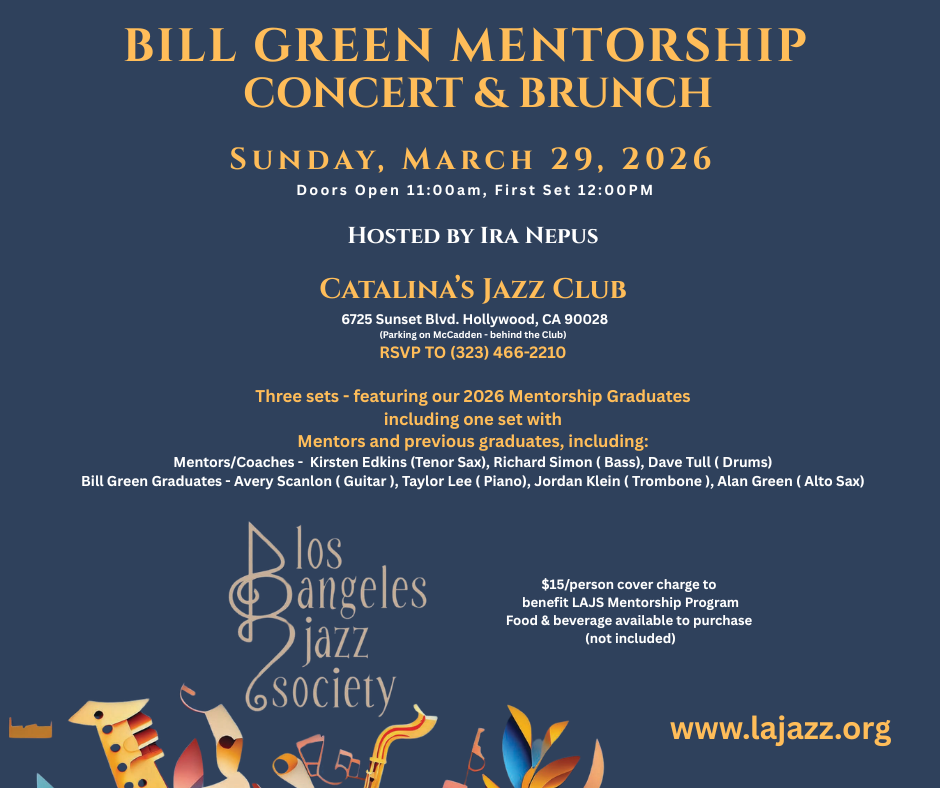 BILL GREEN MENTORSHIP CONCERT & BRUNCH | Hosted by IRA NEPUS
