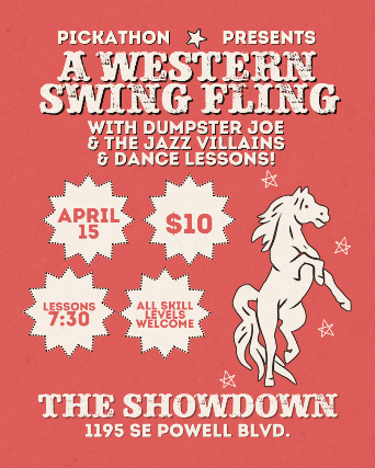 A Western Swing Fling with Dumpster Joe and Dance Lessons at The Showdown – Portland, OR