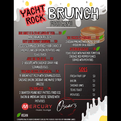 Yacht Rock Brunch at The Mercury Music Lounge – Lakewood, OH