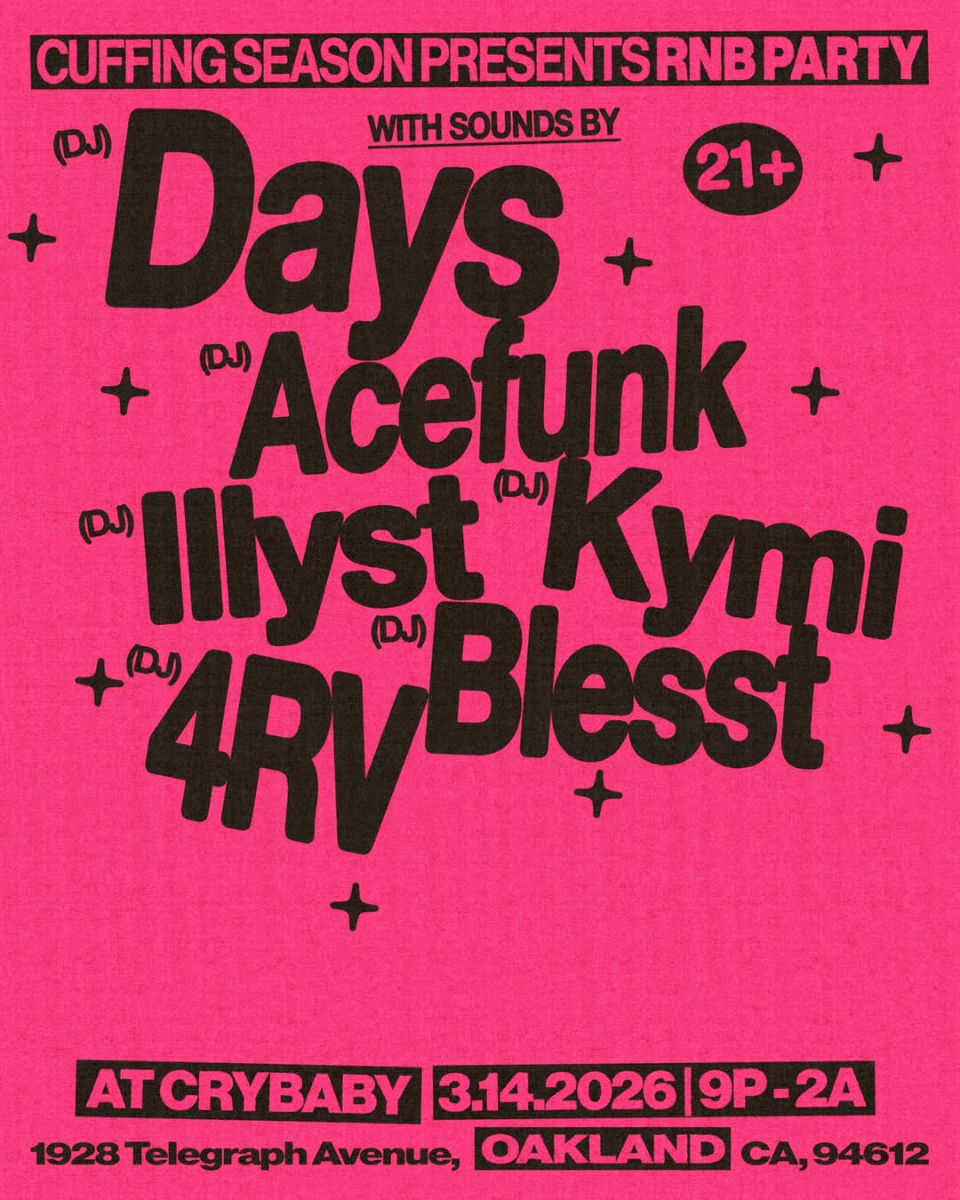 CUFFING SEASON – The Bay’s Best R&B Party!