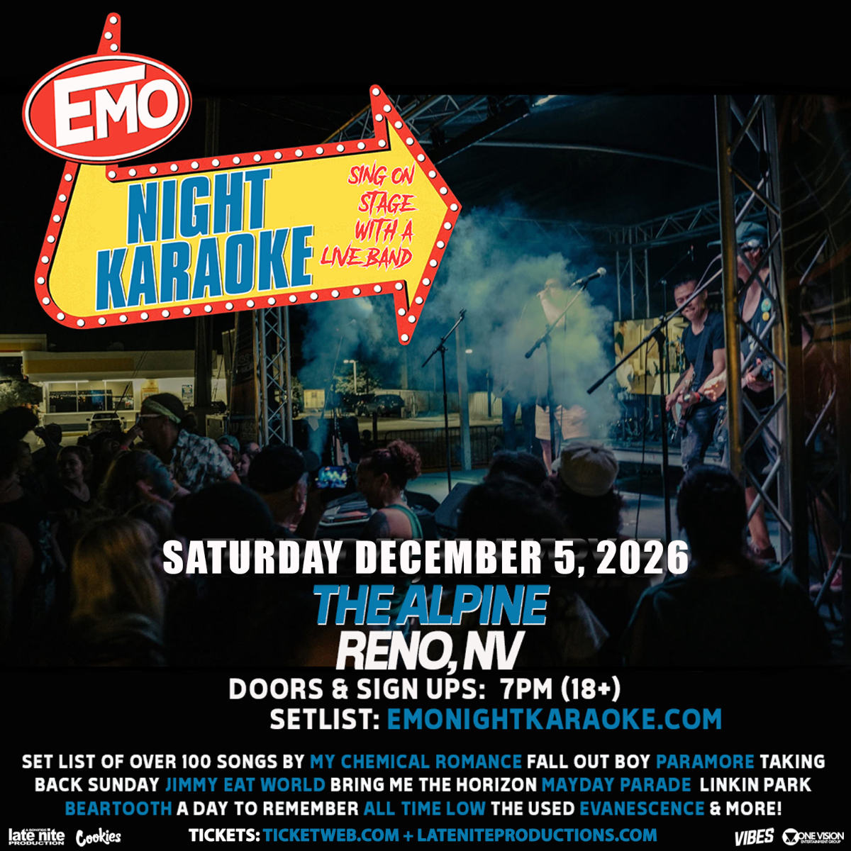 EMO NIGHT KARAOKE| Slider Image