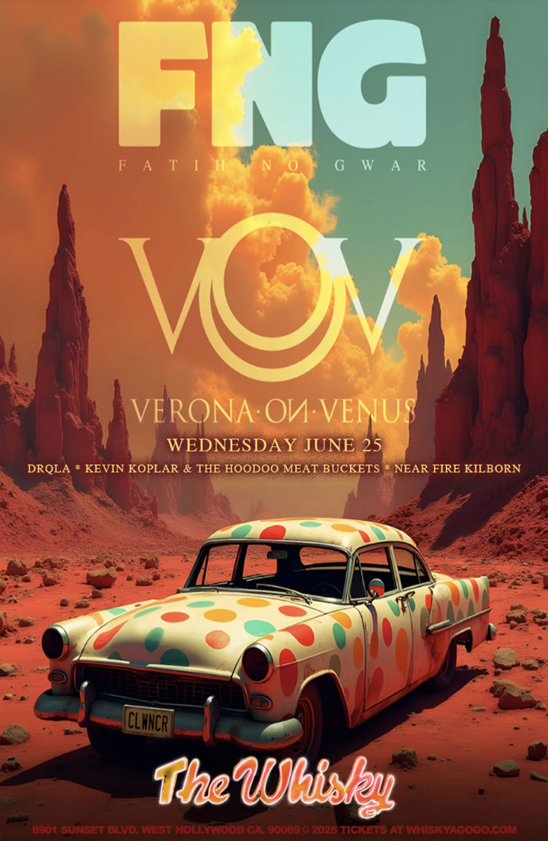 FNG (Faith No Gwar), Verona On Venus, DRQLA, Kevin Koplar & The Hoodoo Meat Bucket, Near Fire, Kilborn